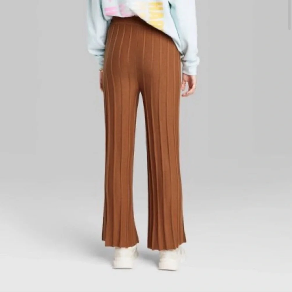 ASCOT + HART Josie Rib Knit Wide Leg Crop Sweater Pant Size M - Picture 4 of 12